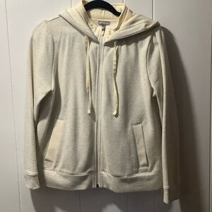 Talbots Off-White Zip-Up Jacket